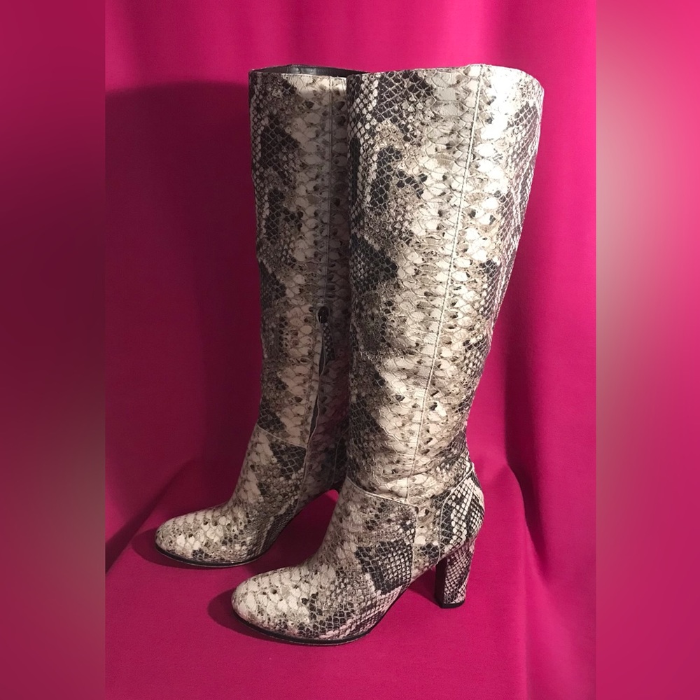 Sam Edelman Serephinia Snakeskin Tall Boots